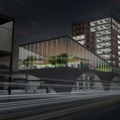 URBAN MIXED-UES WITH LANDSCAPE